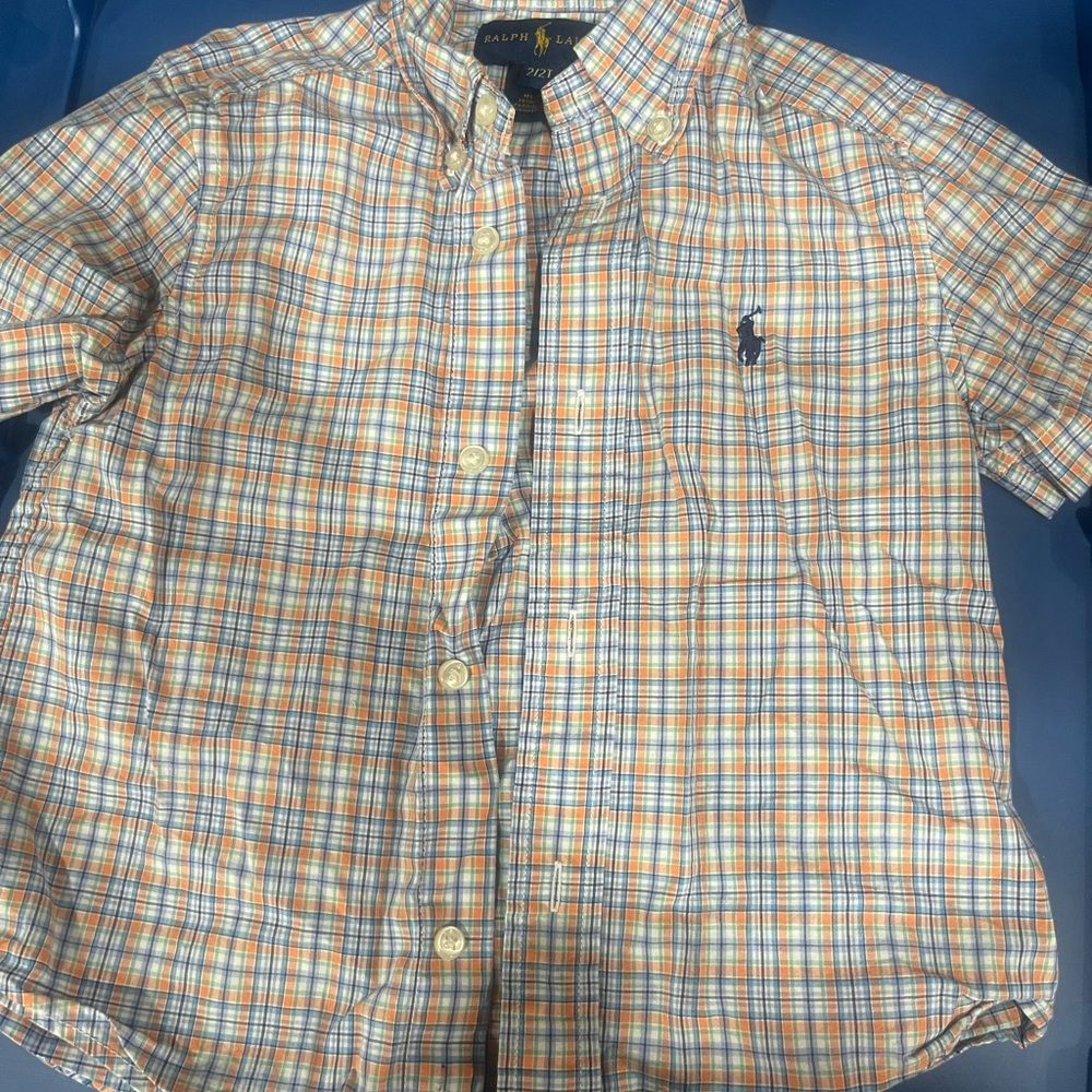 Ralph Lauren Plaid Button-Up Shirt